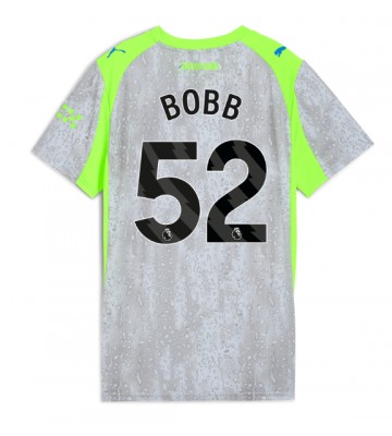 Manchester City Oscar Bobb #52 Tredjetrøje Dame 2025-26 Kortærmet